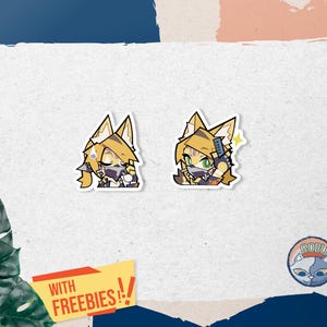 ZZZ: Sons of Calydon Faction (Pulchra Fellini, Lighter, Burnice, Caesar King, Piper Wheel, Lucy) Zenless Zone Zero Stickers