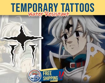 Tristan Liones Temporary Tattoo | cosplayer tattoo | Fake Tattoo | Cosplay | Costume | Halloween | four knights of the apocalypse