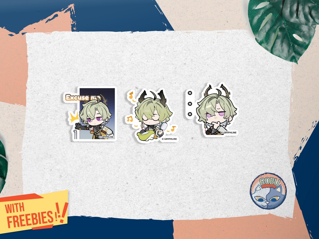 Lifeng Stickers - Arknights Endfield Stickers | Vinyl Glossy Waterproof ...