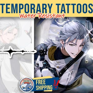 Aalto Temporary Tattoo | cosplayer tattoo | Fake Tattoo | Cosplay | Costume | Halloween | Wuwa Cosplay | Aalto Tacet Mark