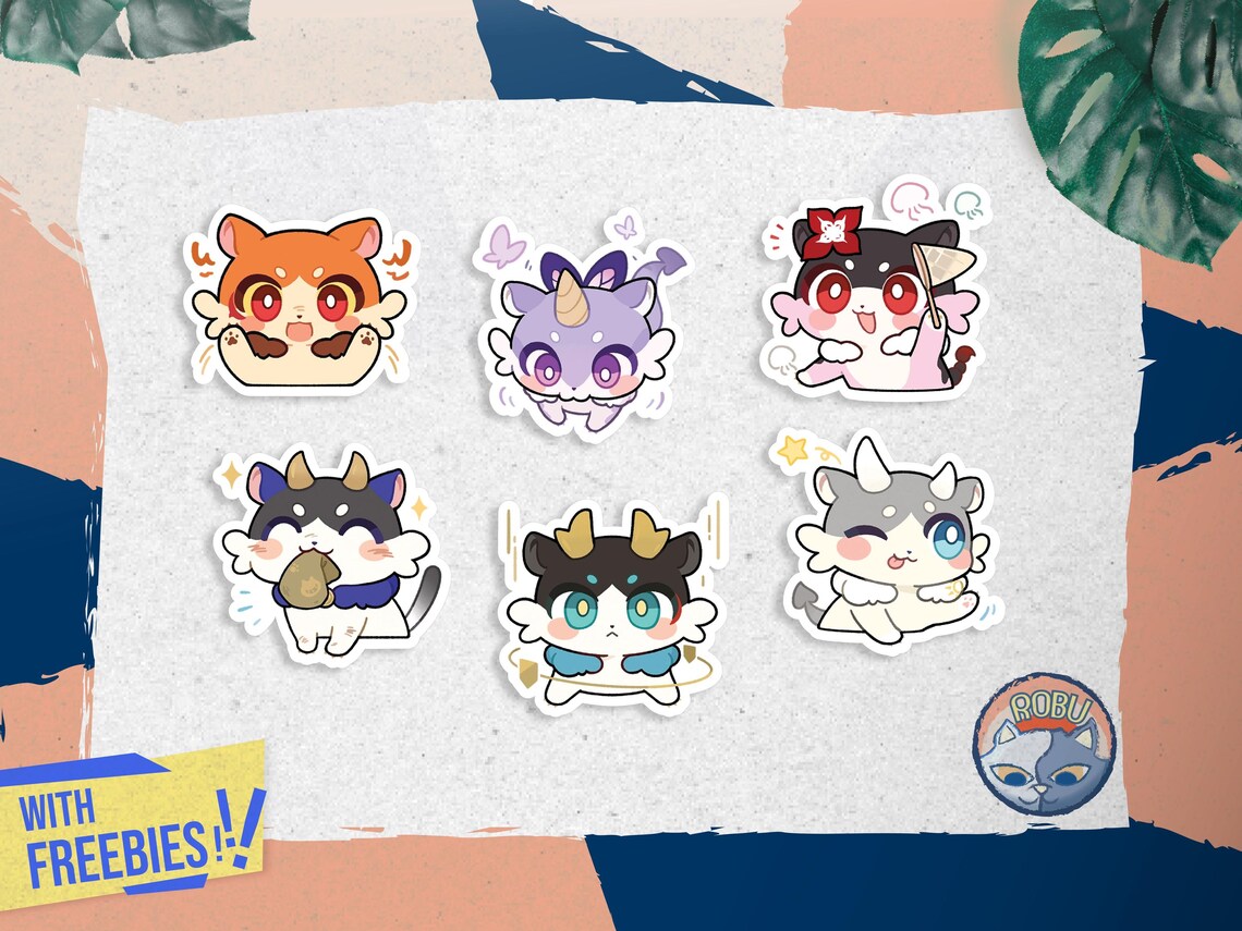 Awoo Chimera Stickers | Honkai Star Rail Stickers - Vinyl Glossy ...