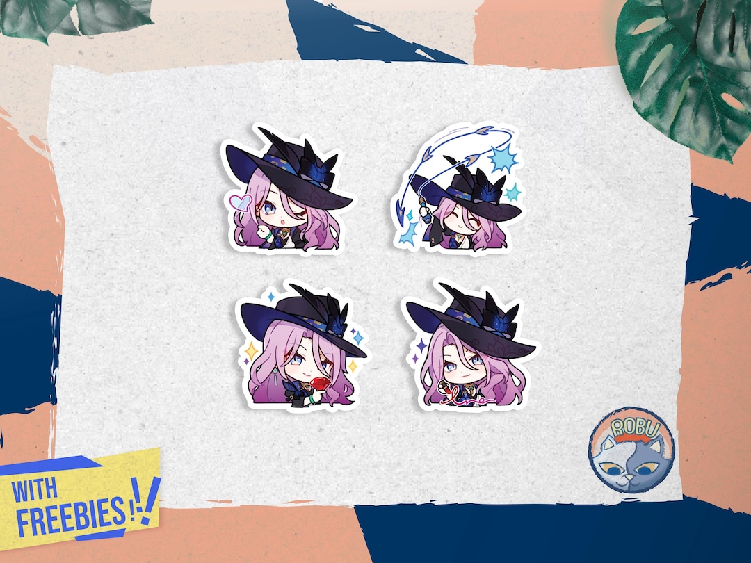 Honkai Star Rail Stickers Jade - Vinyl Glossy Waterproof Stickers ...