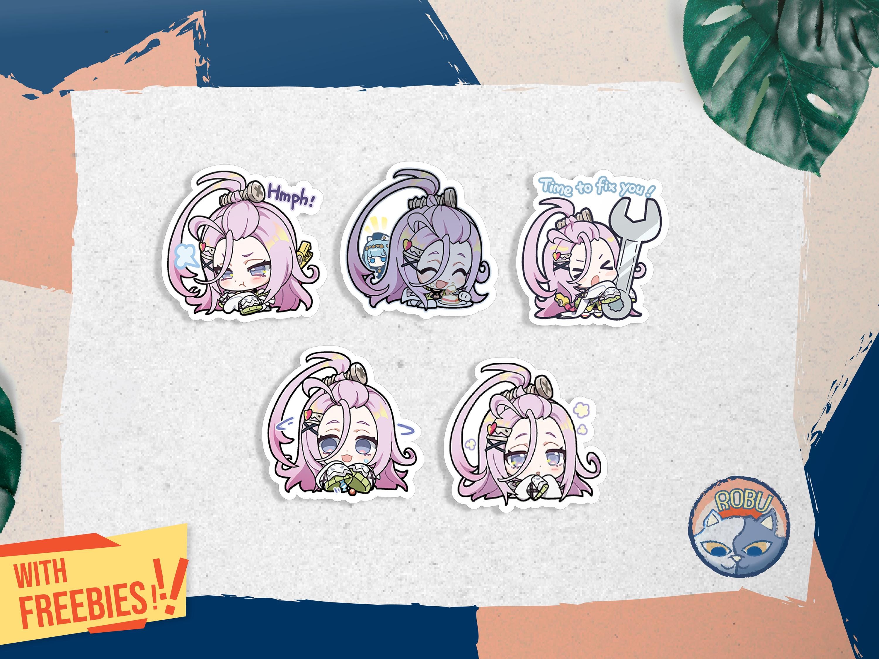 Aino Stickers Genshin Impact Stickers - Vinyl Glossy Waterproof ...