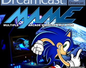 Dreamcast MAME Collection Multiple Arcade Games Fanmade Homebrew