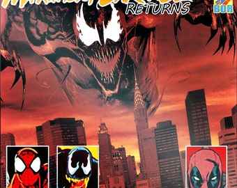 Maximum Carnage Returns OpenBoR Spiderman, Venom, Dreamcast Fanmade, Homebrew