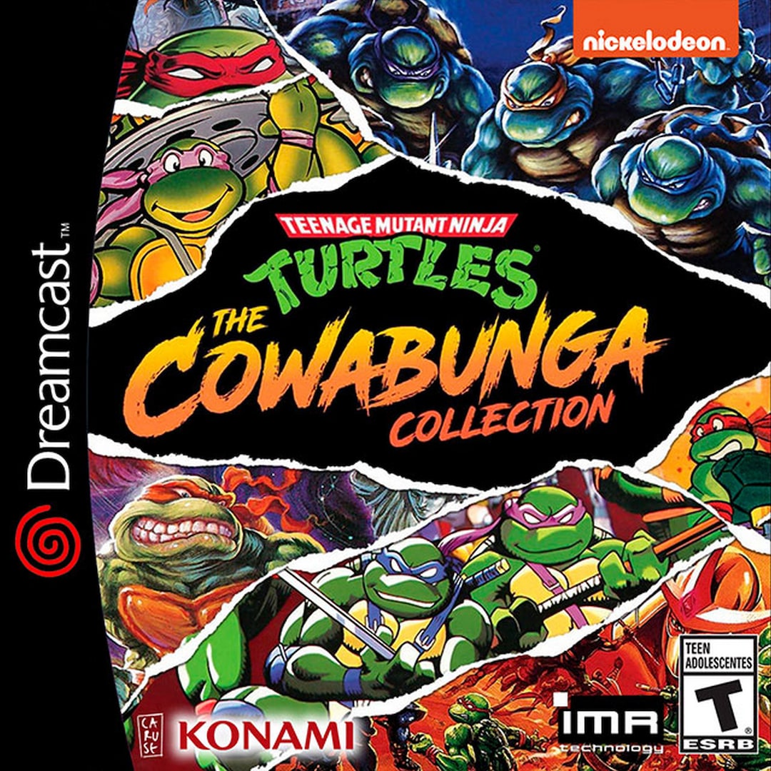 TMNT Cowabunga Collection Dreamcast 16 Games Teenage Mutant Ninja Turtles Etsy
