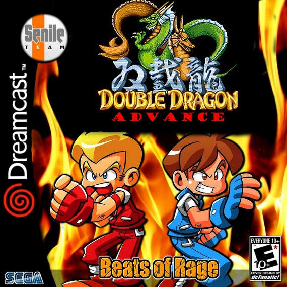 Double Dragon Advance Dreamcast Beats of Rage BoR Game Fanmade, Homebrew