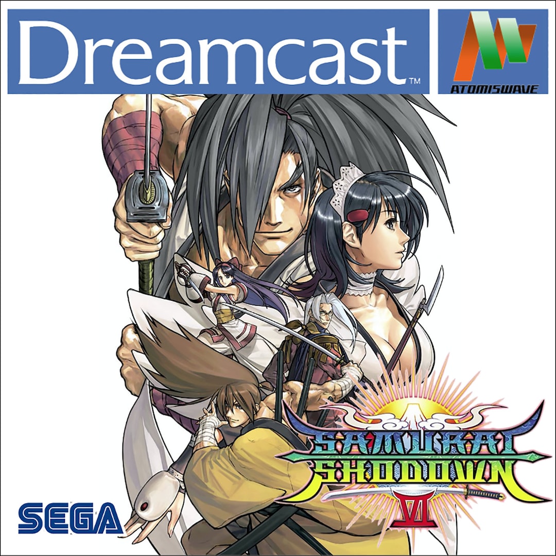 Samurai Spirits Shodown VI 6 Atomiswave Dreamcast Game - Etsy Samurai Spirits Shodown VI 6 Atomiswave Dreamcast Game - Etsy