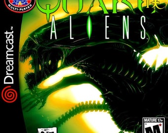 Quake Aliens DC Shmup Shoot'em Up Dreamcast Fanmade, Homebrew