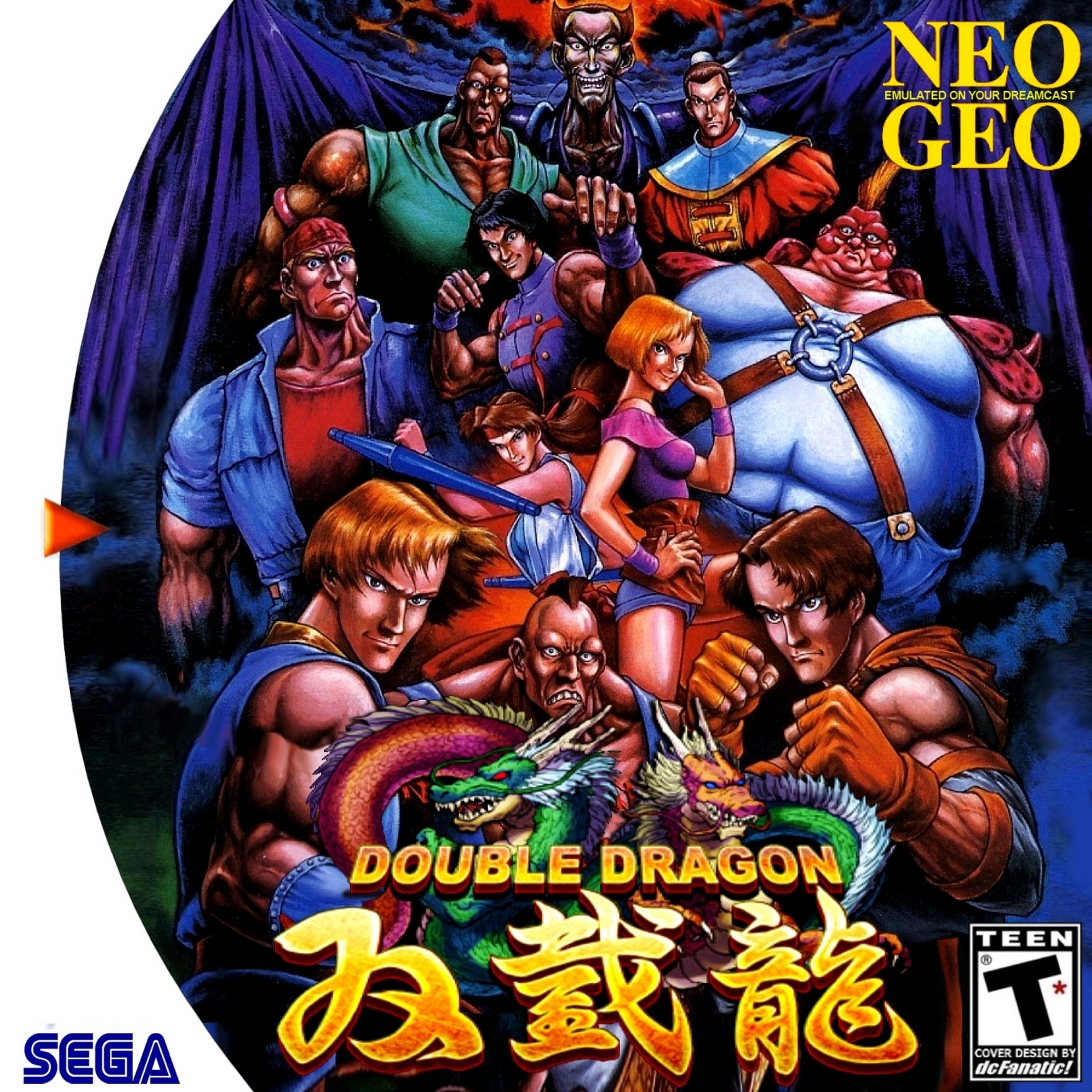 SNK DOUBLE DRAGON NEO-GEO GAME SOFT