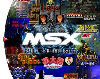Dreamcast Port MSX Collection About 300 Games! Fanmade, Homebrew; MSX computer NOT included