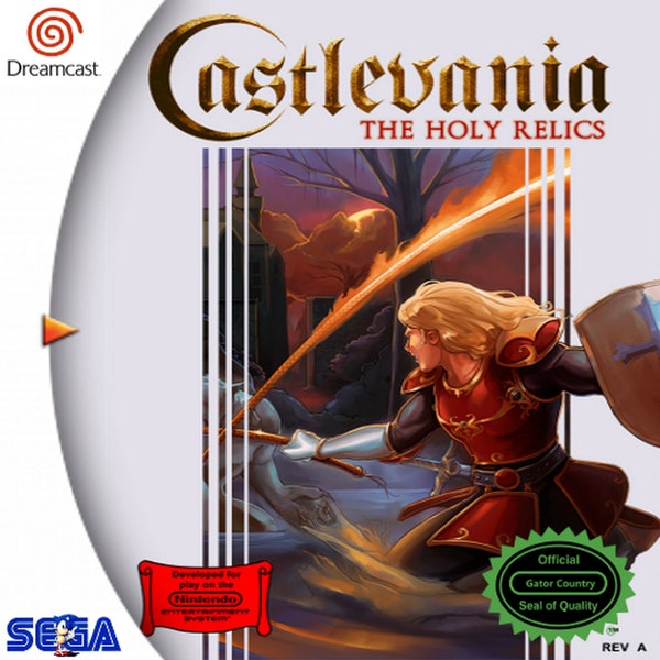 Castlevania - The Holy Relics game,  Dreamcast Fanmade, Homebrew Games