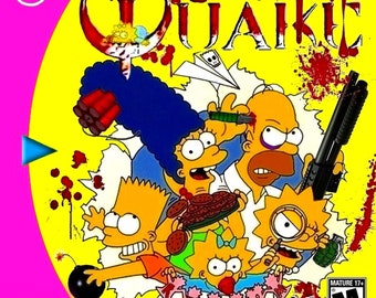 Simpsons Quake Dreamcast Fanmade Homebrew