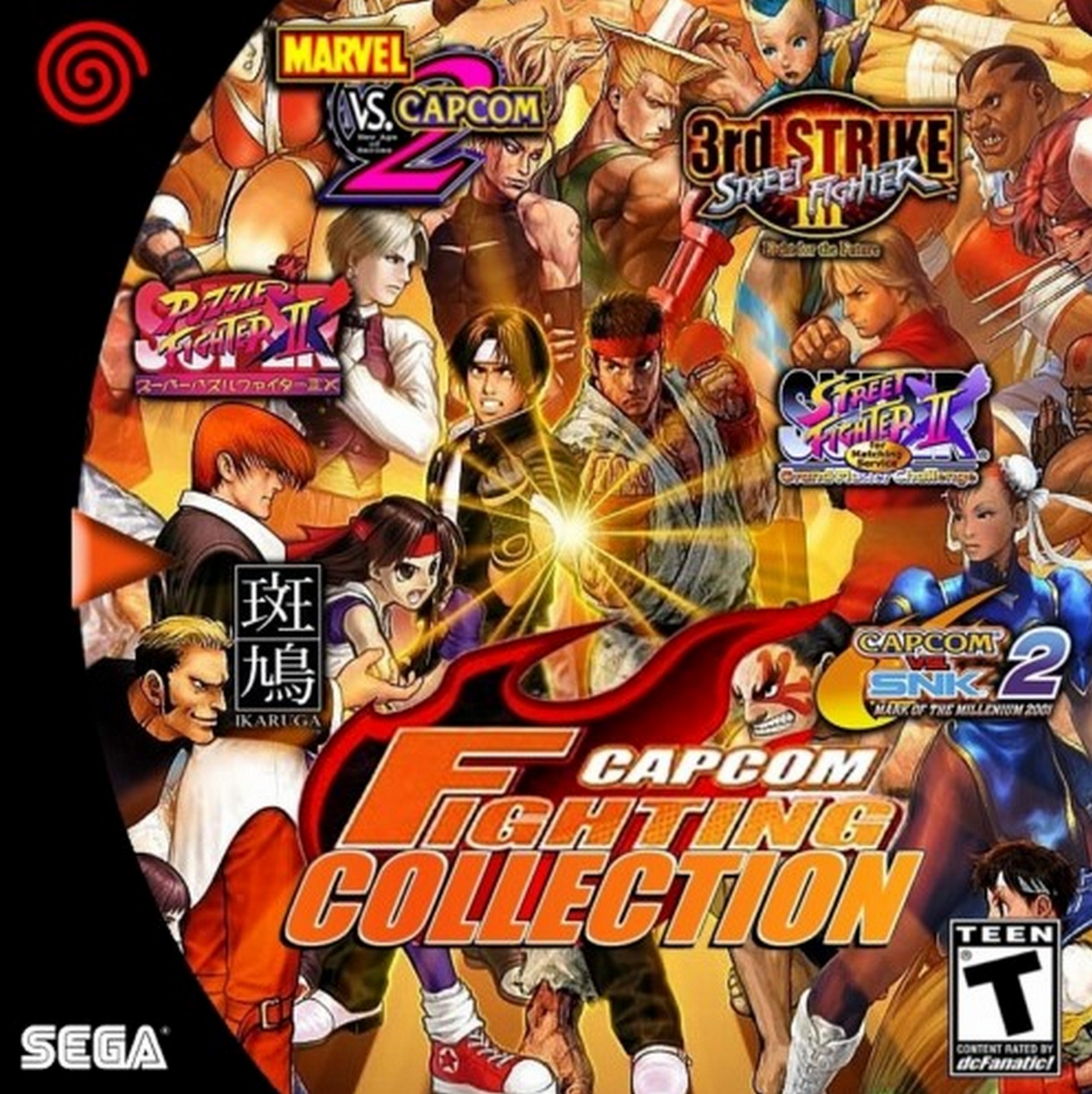 Capcom collection. Capcom Fighting collection Дримкаст. Capcom vs SNK 2 Dreamcast. Street Fighter III: 2nd Impact Sega Dreamcast диск. SNK vs Capcom collection.