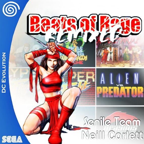 Double Dragon Collection Dreamcast Fanmade, Homebrew Beats of Rage BoR Game