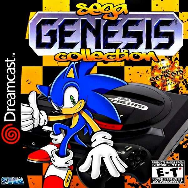 Dreamcast Sega Genesis/MegaDrive Classic Collection Fanmade, Homebrew; Genesis console NOT included