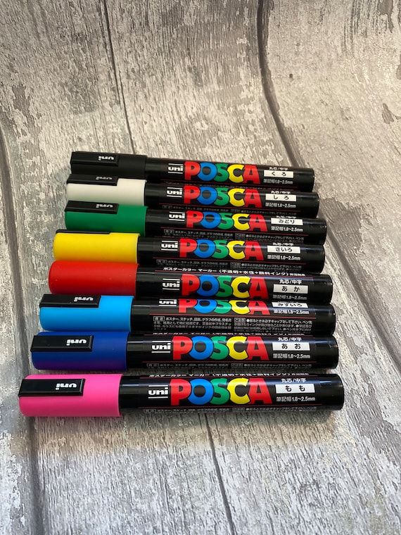 Buy Uni POSCA Paint Marker Pen Medium Point Colour Set PC-5M
