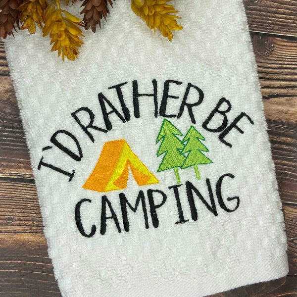 Camping Dish Towel Etsy
