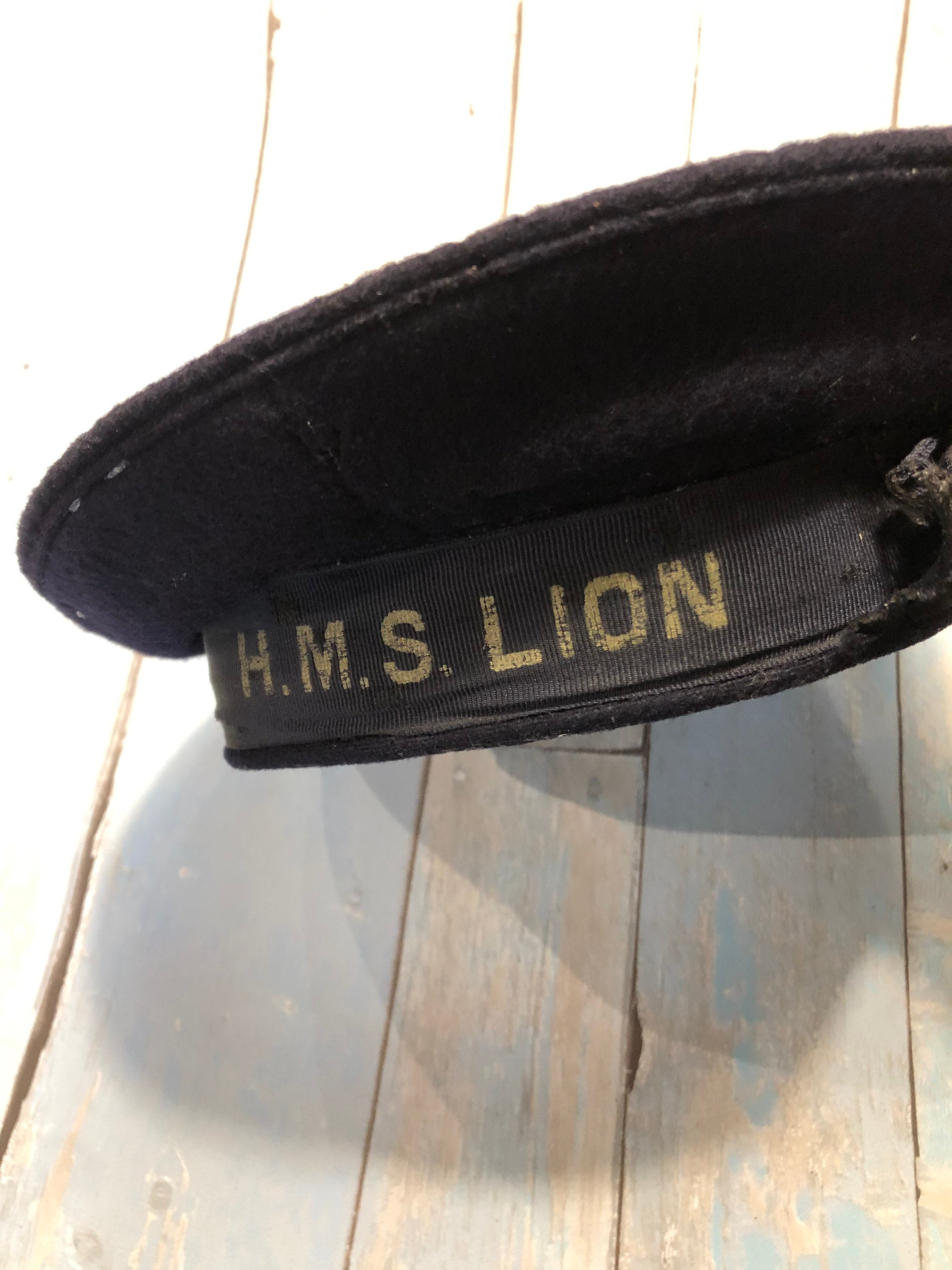 Vintage Sailors Hms Lion Memorabilia 