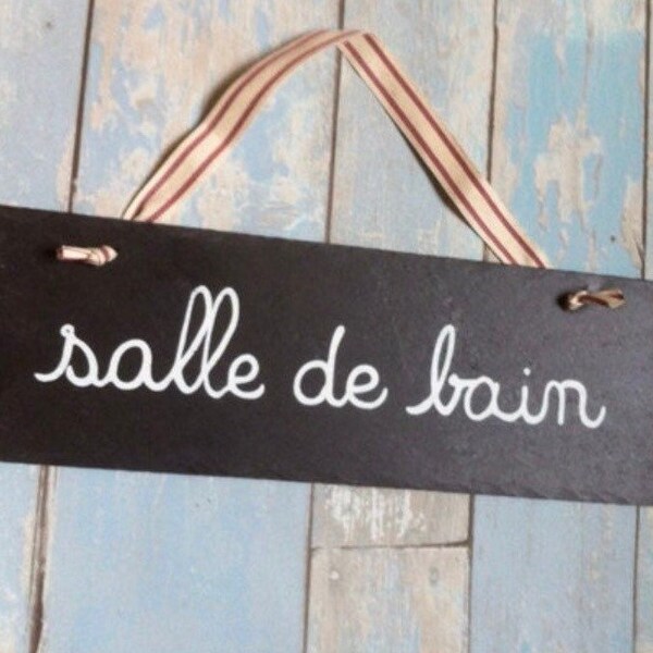 French Bathroom Sign Etsy