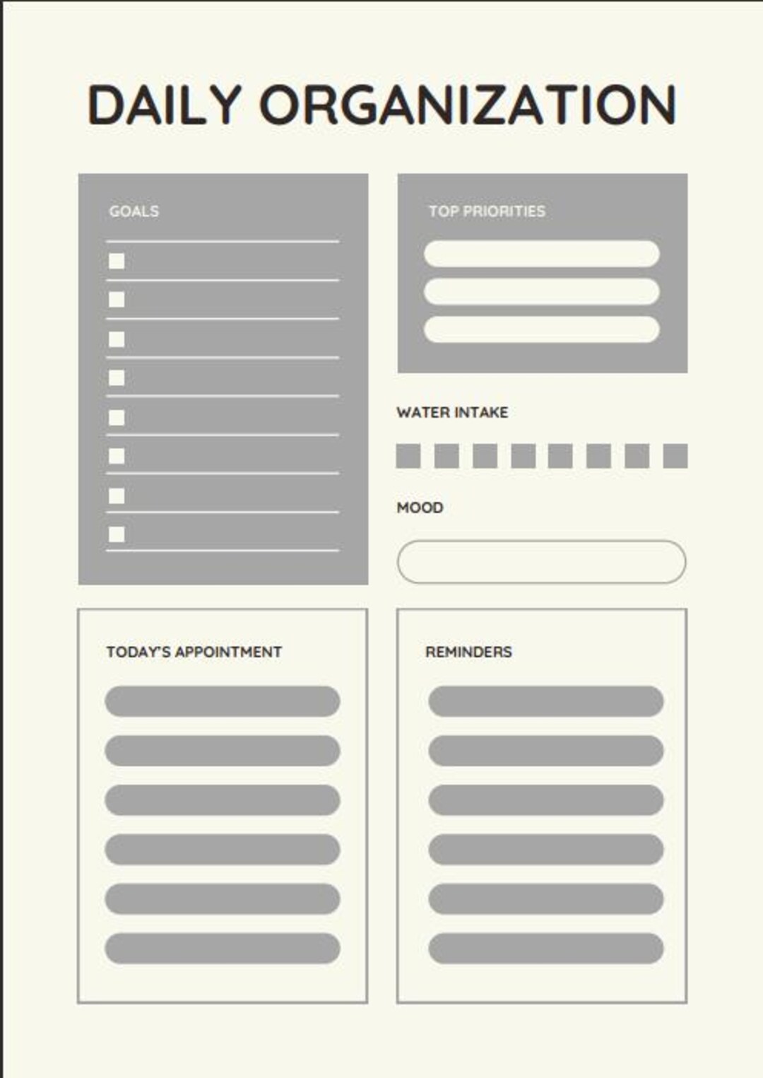Product Description: Editable Yearly Planner – 20 Page Minimalist ...