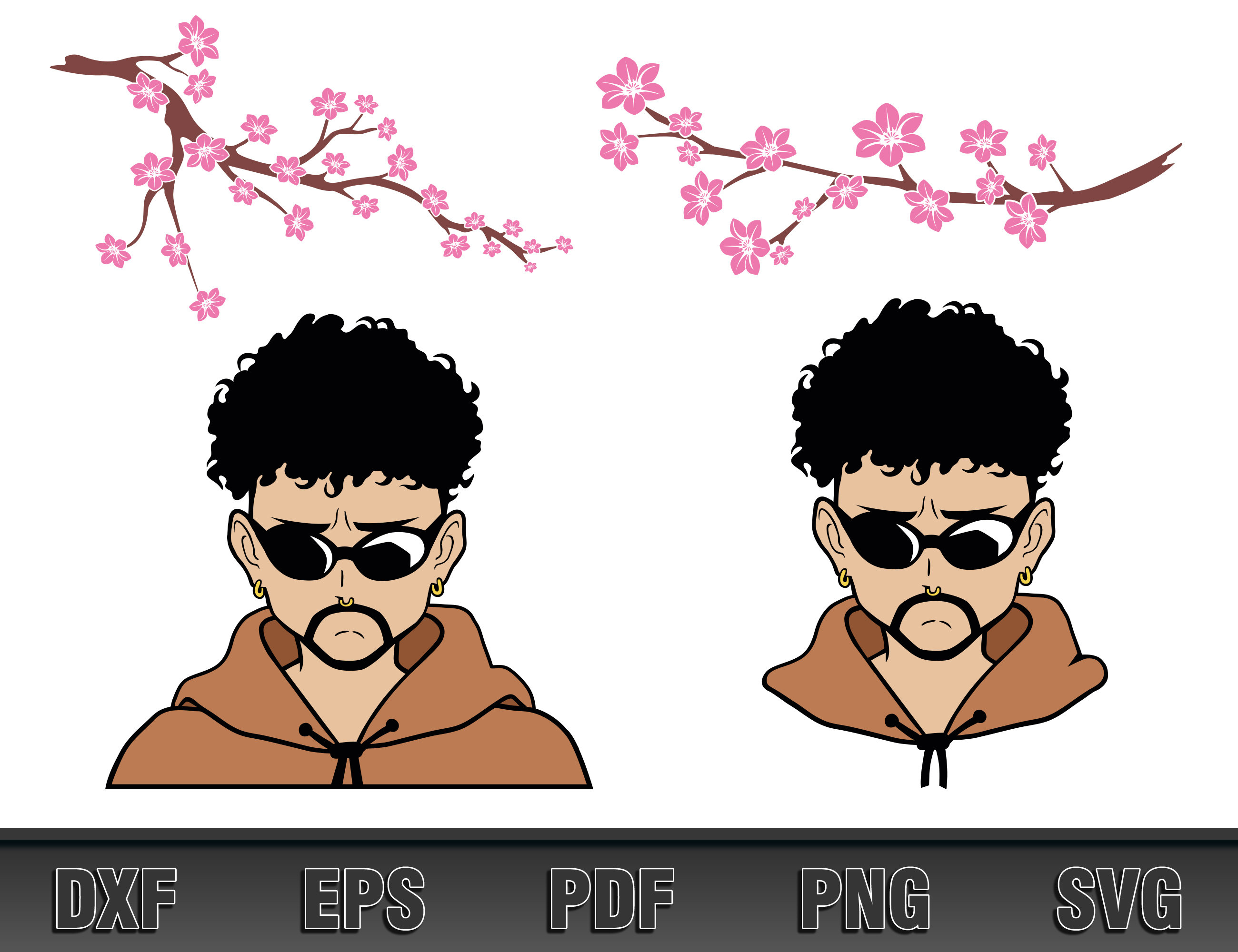 Bad Bunny Yonaguni Anime Svg Yonaguni Sakura Svg Anime Cartoon My XXX