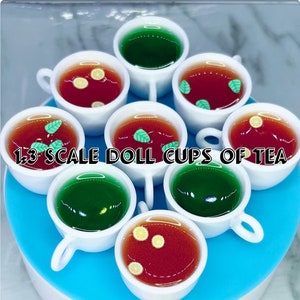 1:3 Scale Doll Cups of Tea/Coffee for Smart Doll, DD, MDD & Other Dolls