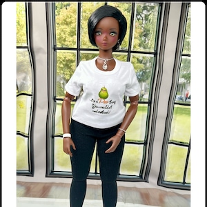 Smart Doll PEAR Body It&#39;s a Pear thing, You Wouldn&#39;t Understand T-Shirt 1:3 Scale Doll