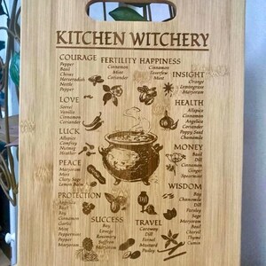 Kitchen Witchery Cutting Board