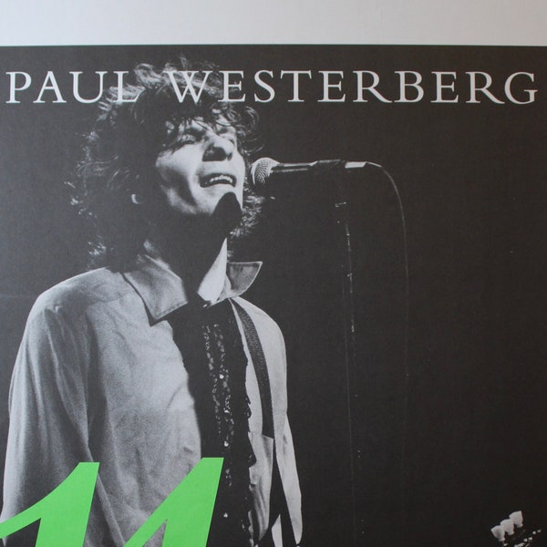 Paul Westerberg "14 Songs" 1993 Sire Records Original Record Store Poster