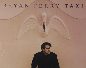 Bryan Ferry "Taxi" 1993 Reprise Records Original Record Store Poster