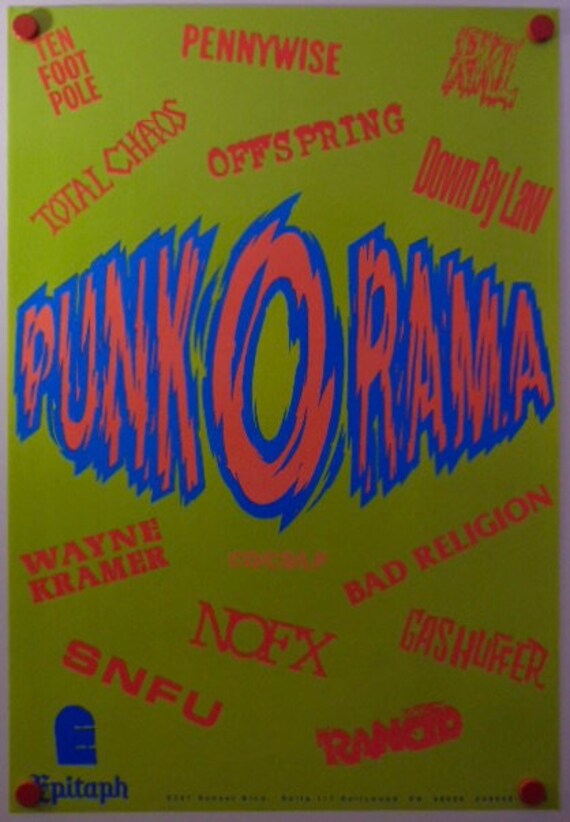 Epitaph Records 1995 Punk-o-rama Compilation Original Record