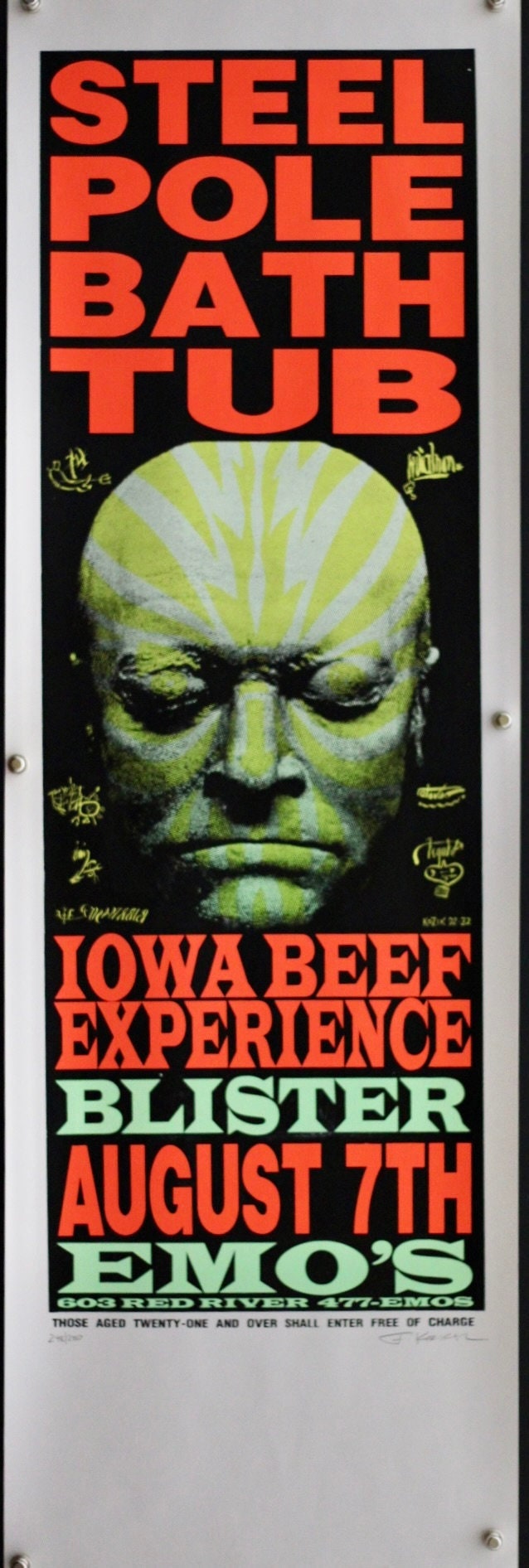 Frank Kozik Steel Pole Bathtub Live at Emo's, August 7 1992