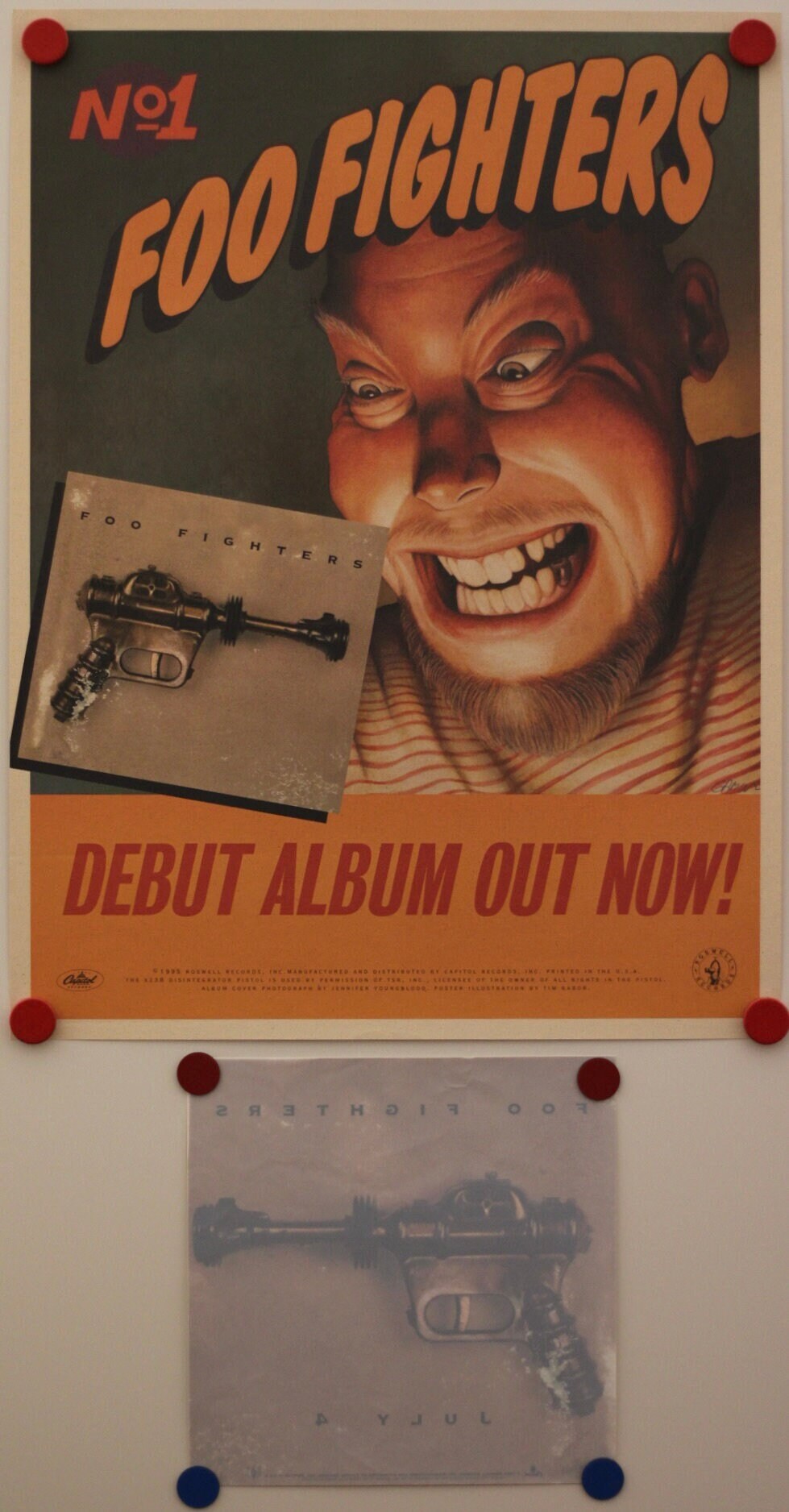Foo Fighters 1995 Capitol Records Debut Album Original Record