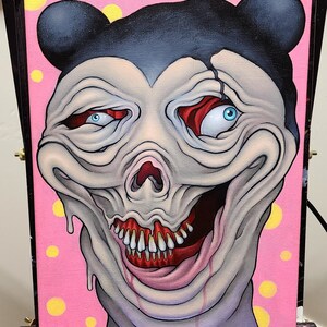 The mouse acrylic painting