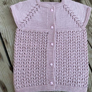 Baby girl vest, %100Handmade knitted baby clothes,Baby sweater,woolen Baby clothes