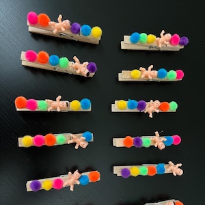 Baby Shower Clothespin Game - Fiesta themed