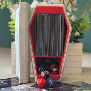 Coffin Deck Box - MTG, Pokémon, Yu-Gi-Oh! - Vampire Deck Box - Geschikt voor 100 kaarten met sleeve