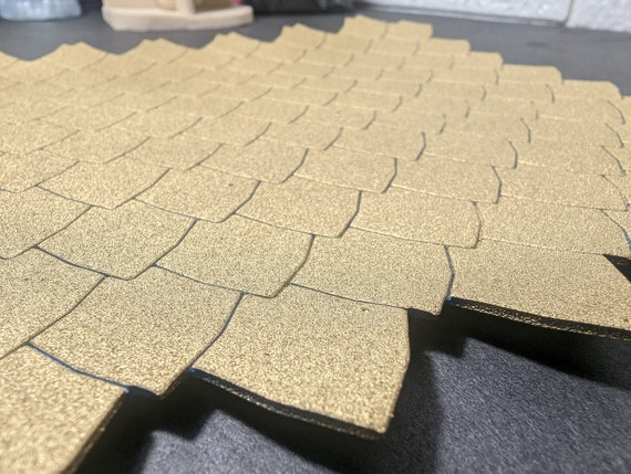 Foam Dragon Scale Pattern Interlocking Sheets 2mm EVA Foam 2 Pack 