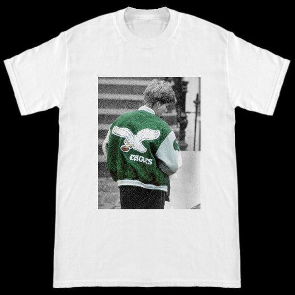 Princess Diana Wearing Philadelphia Eagles Coat Back Turned T-Shirt