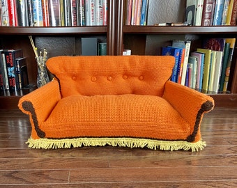 Custom handmade pet couch
