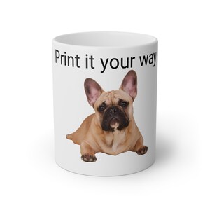 Personalized Mug for Dog Lovers, Gift for Dog Owners, Cute French Bulldog Mug