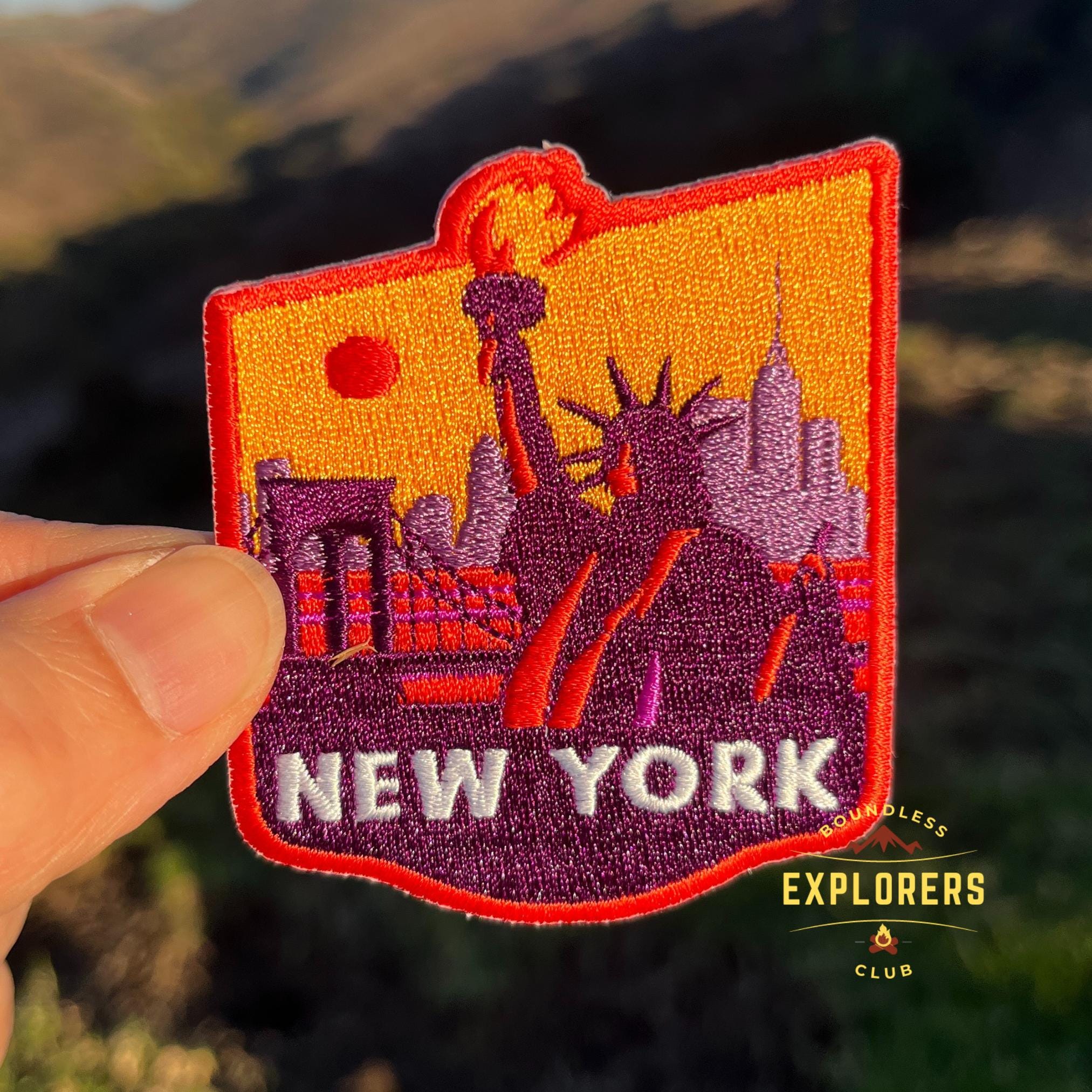 Empire state badge