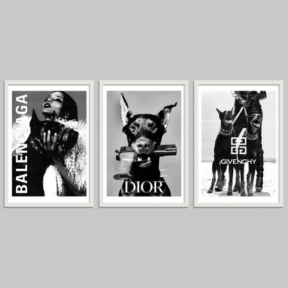 Luxury Fashion Poster Set of 3 ,Designer Wall Art,Luxury Fashion Wall Art,Designer Poster,High Fashion Print,Designer Print ,Luxury Wall Art