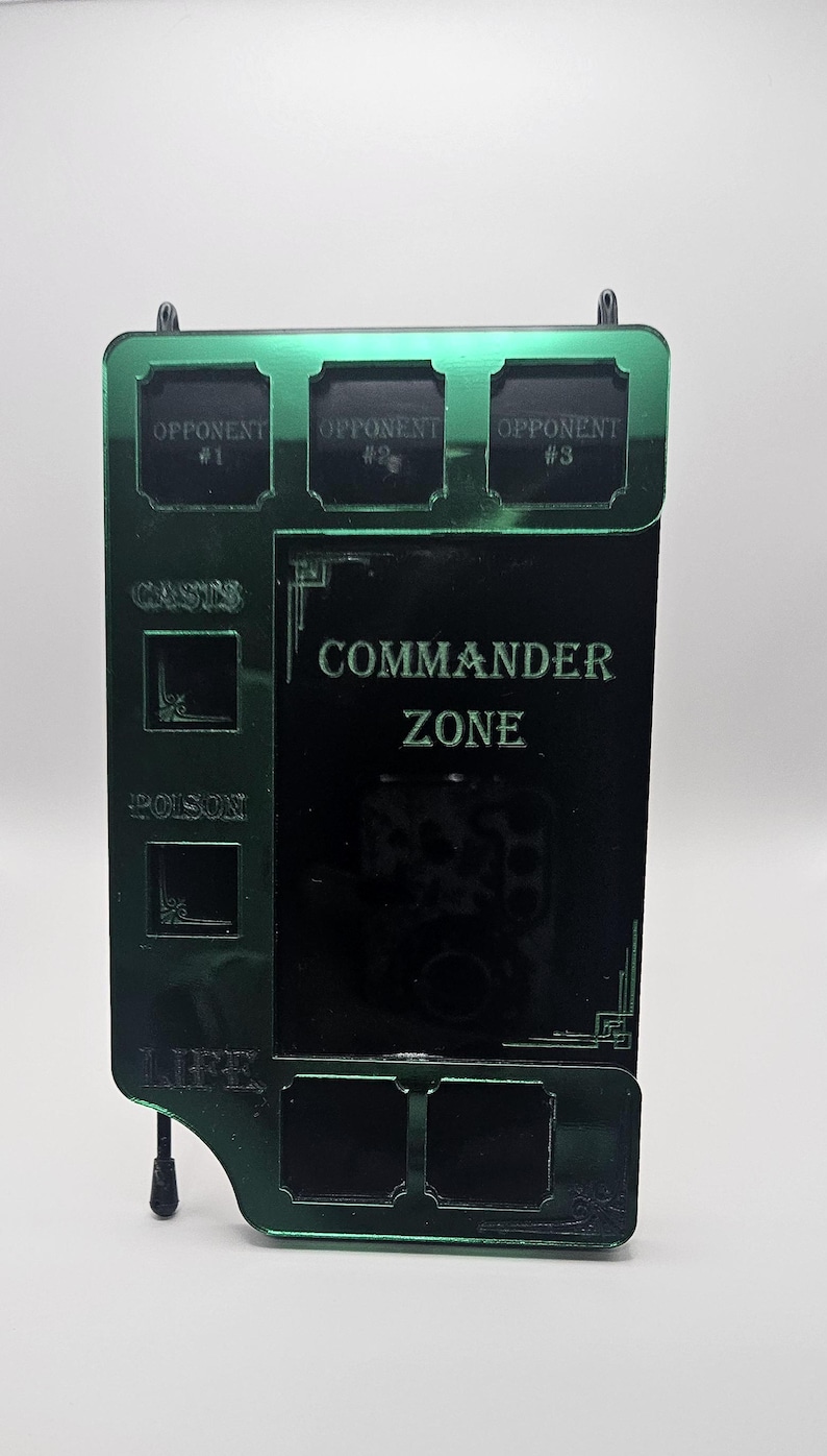 Acrylic MTG Commander Tray | EDH Command Zone - Etsy