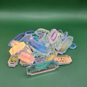Iridescent Acrylic MTG Tokens | Condition, +1/+1 & Loyalty Counters