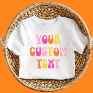 YOUTH - Custom Text Kids Shirt, Your Custom Text Here, Birthday Shirt, Kids Custom Shirt, Personalized Shirt with name, Girl Custom Tee