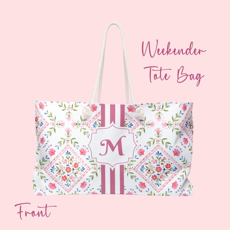 Bolso de mano para Mahjong: juego de bolsos con diseño de mosaico, bolso con monograma, bolso Mahjong personalizado, bolsos de maquillaje personalizados para fiestas temáticas asiáticas. Weekender Tote