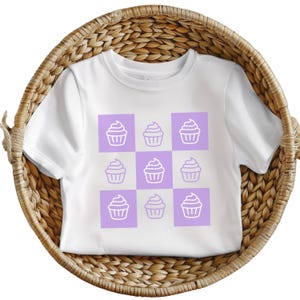 Cupcake Tee for Toddlers - Favorite Dessert Food Tee - Birthday Gifts for Kids