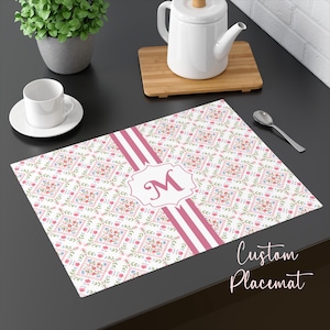 Bolso de mano para Mahjong: juego de bolsos con diseño de mosaico, bolso con monograma, bolso Mahjong personalizado, bolsos de maquillaje personalizados para fiestas temáticas asiáticas. Placemat